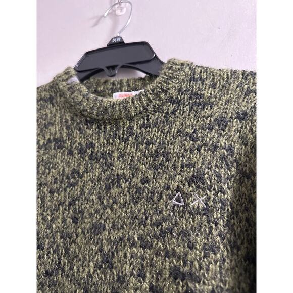 🔥FLASH SALE🔥 Sun68 green and‎ black pullover sweater boys size 10 New - Picture 2 of 5